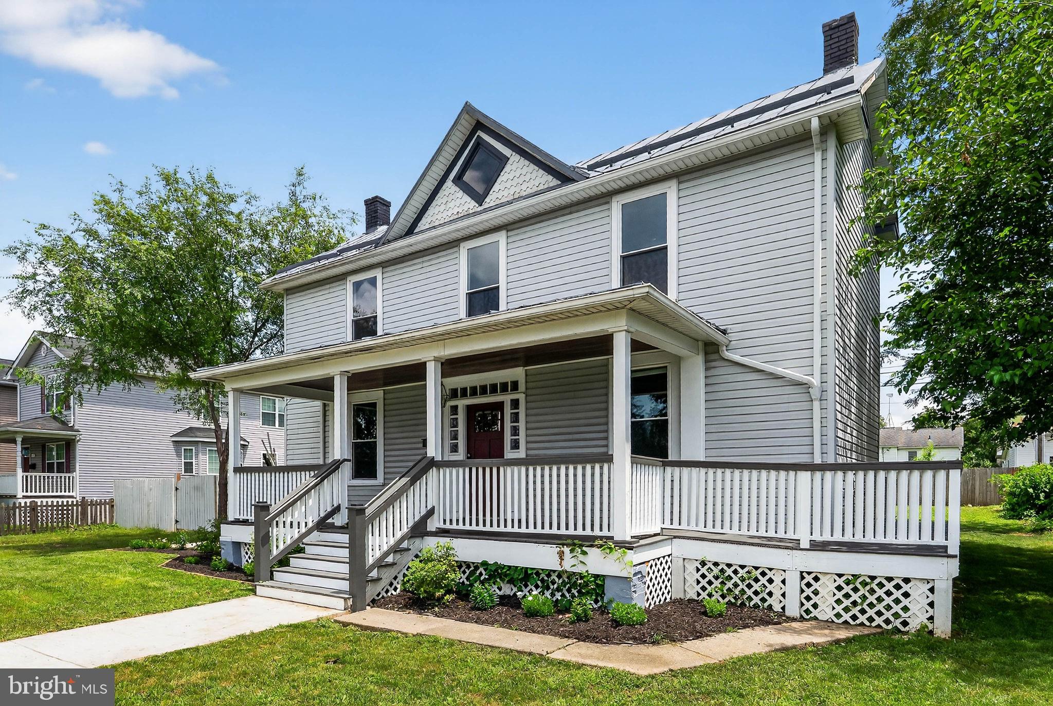 Relax on the updated wraparound porch