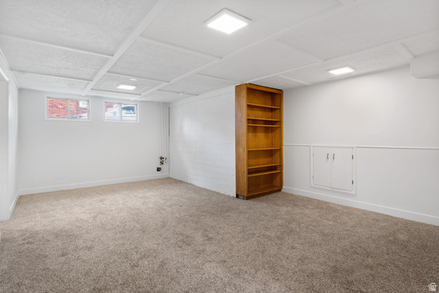 141 South 400 East Logan, UT 84321 - Photo 23 of 41 Below grade area with carpet flooring and baseboards