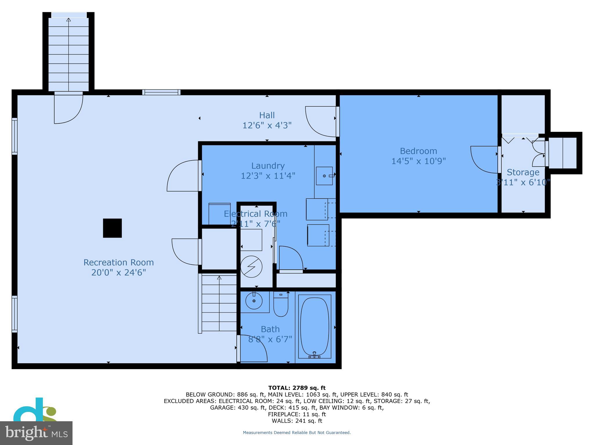8128 Viola Street Springfield, VA 22152 - Photo 43 of 44 Lower-level floorplan