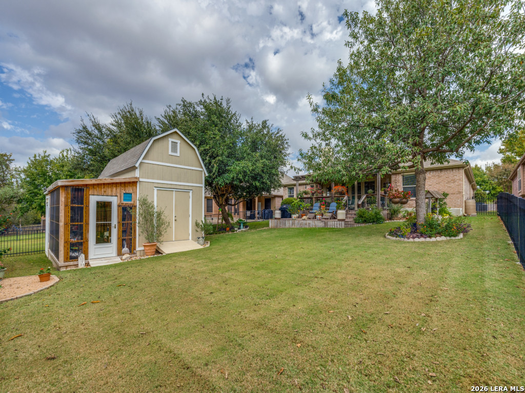 6050 Covers Schertz, TX 78108 - Photo 24 of 25 a view of a house with a big yard and large trees