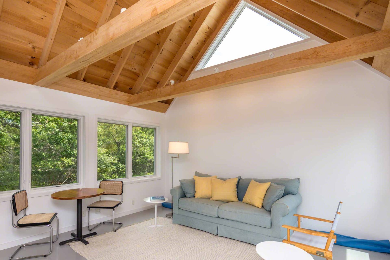 7 Black Point Road Chilmark, MA 02535 - Photo 29 of 44 a living room with furniture and a large window