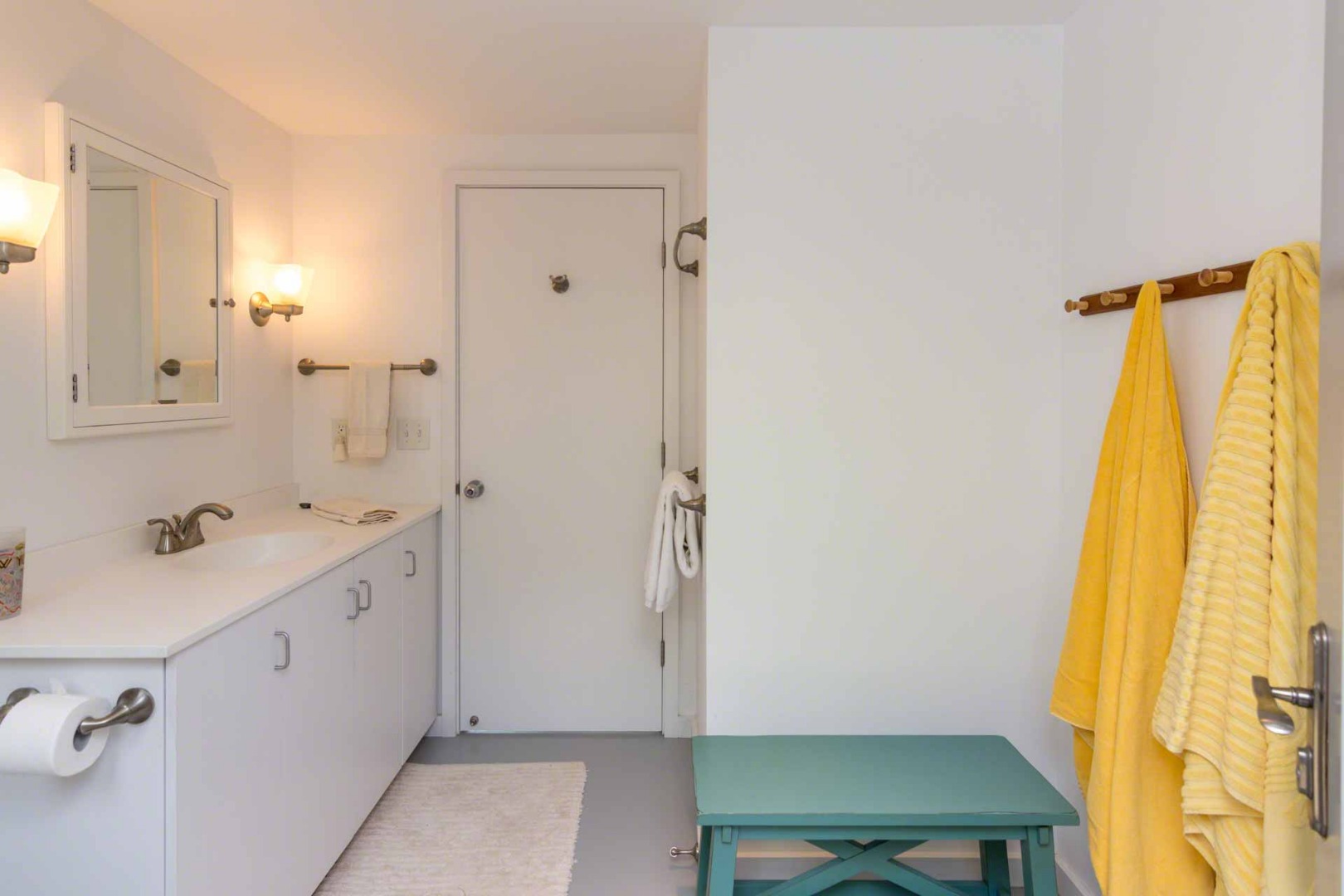 7 Black Point Road Chilmark, MA 02535 - Photo 34 of 44 a bathroom with a sink a toilet and mirror