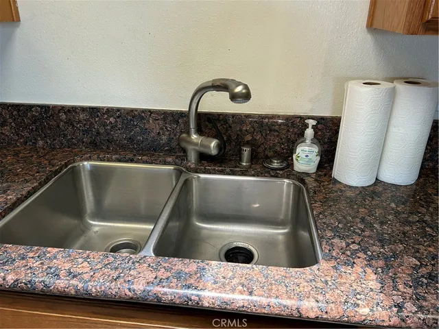 a close view of sink and tap