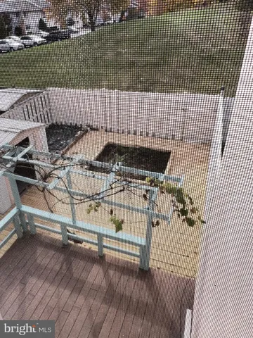 a view of a roof deck