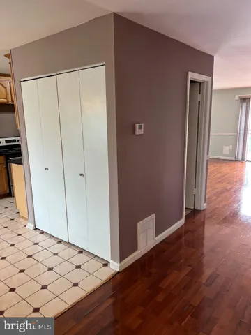 a view of an empty room