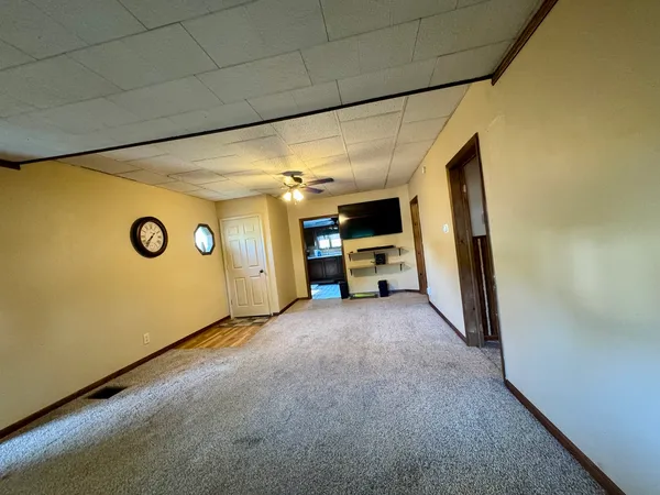 a view of a storage & utility room
