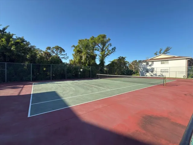 a view of a tennis court