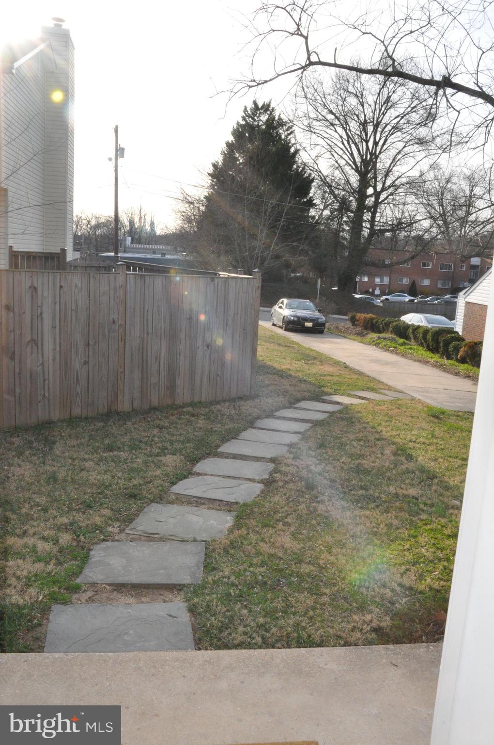 9705 Glen Avenue Silver Spring, MD 20910 - Photo 46 of 47 a view of a yard with wooden fence