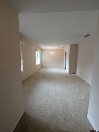 a view of empty room
