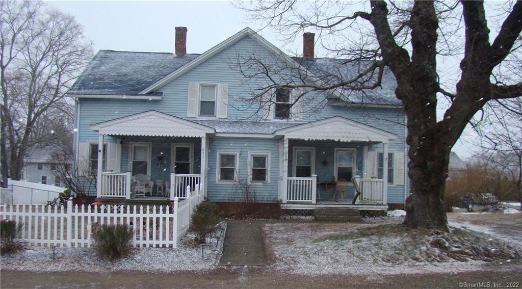 669 Norwich Road Plainfield, CT 06374 - Photo 1 of 1 a front view of a house with garden