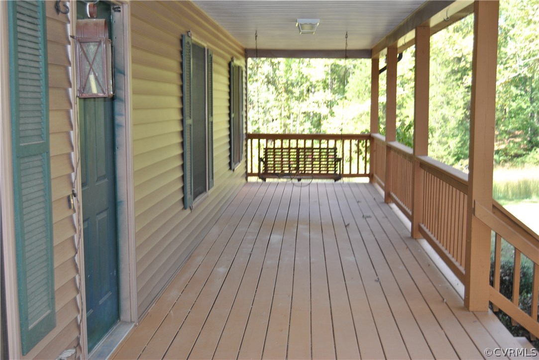 4482 Jericho Road Ruther Glen, VA 22546 - Photo 3 of 32 a view of deck with wooden floor