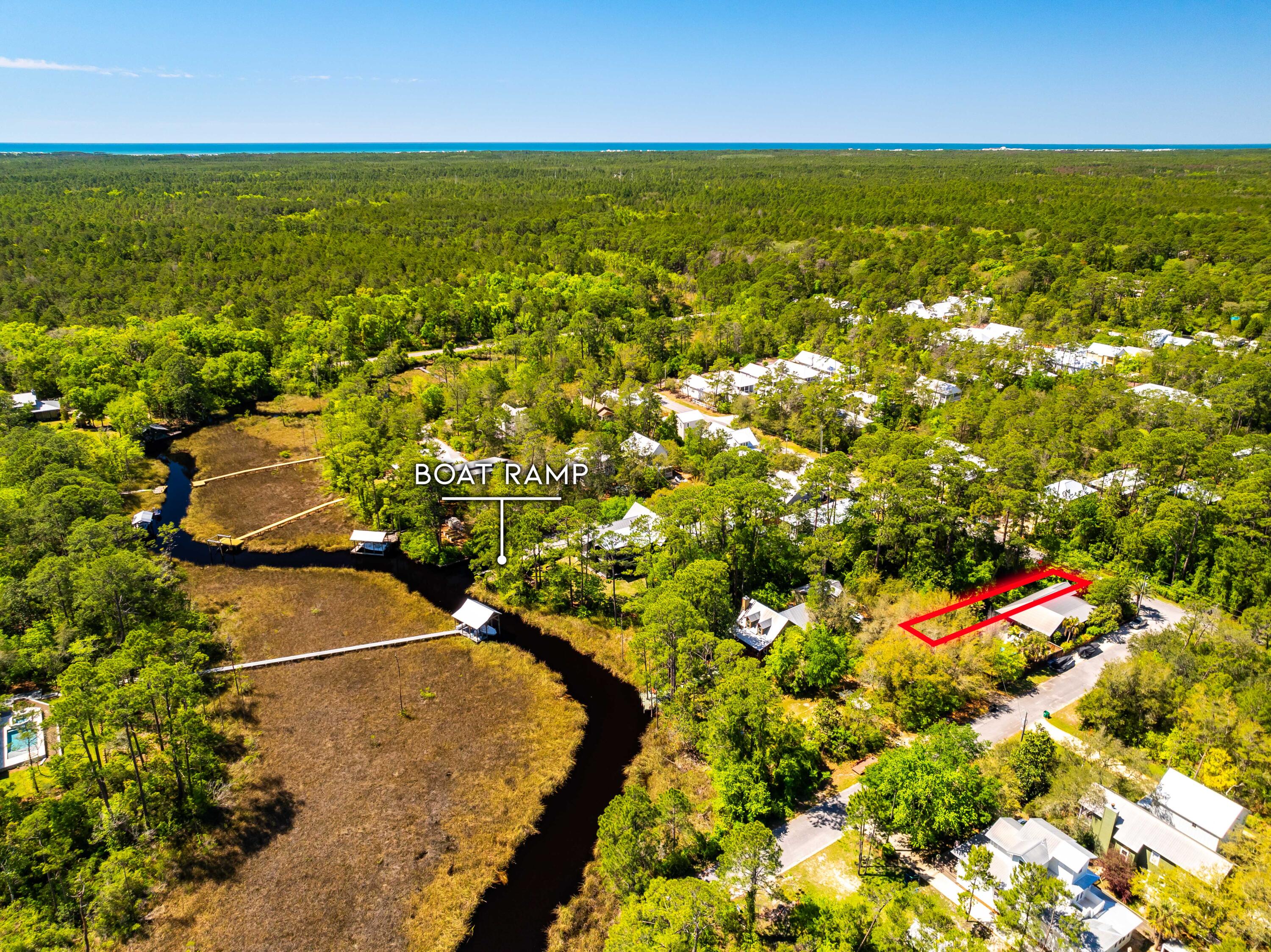 Tbd South Magnolia Beach Way Santa Rosa Beach, FL 32459 - Photo 4 of 11 an aerial view of residential houses with outdoor space and trees
