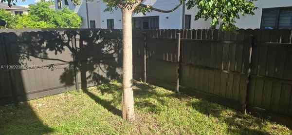 a view of small yard