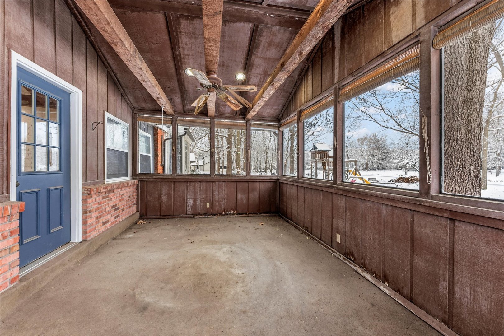 142 Lake Road Seymour, IL 61875 - Photo 33 of 49 a view of an empty room with a large window