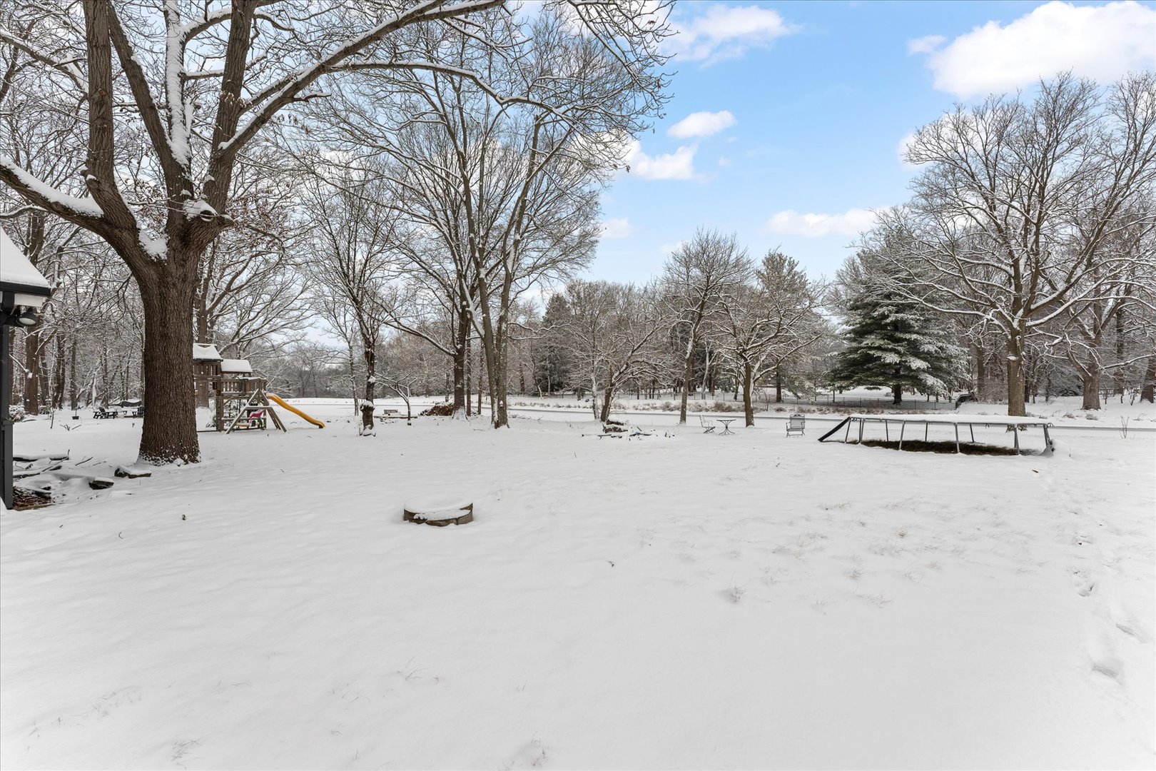 142 Lake Road Seymour, IL 61875 - Photo 37 of 49 a view of road with snow on the roadside