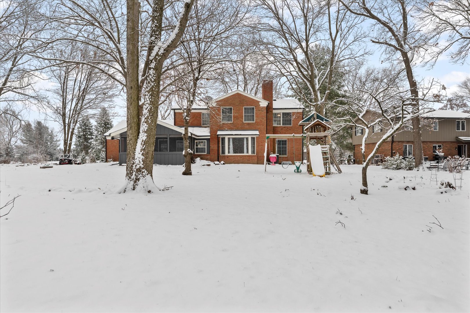 142 Lake Road Seymour, IL 61875 - Photo 39 of 49 a view of a snow with snow on the road