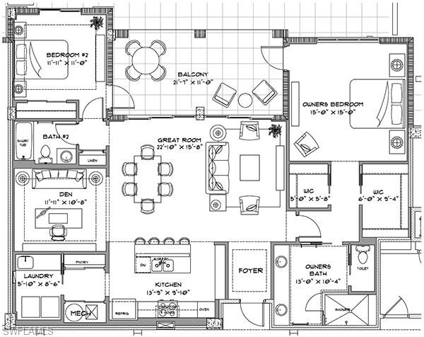 1135 3rd Avenue South, Unit 304 Naples, FL 34102 - Photo 34 of 35 Plan