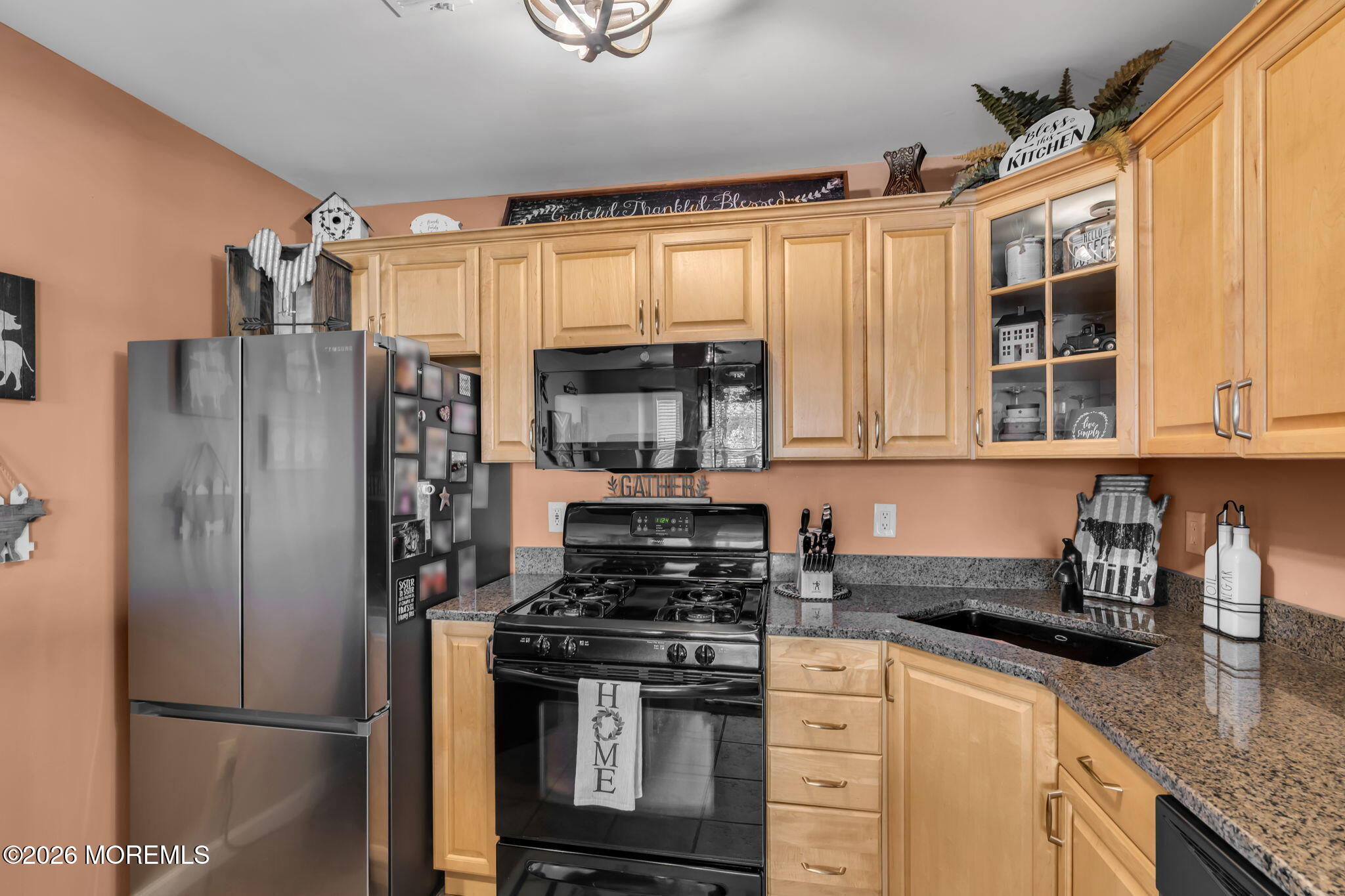 402 Brookview Court Howell, NJ 07731 - Photo 5 of 22 a kitchen with stainless steel appliances granite countertop a refrigerator stove and sink