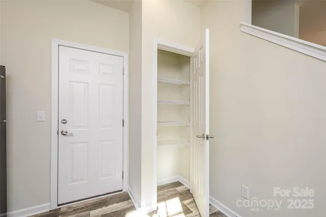 a view of walk in closet