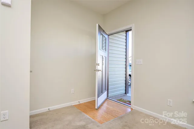 a view of an empty room