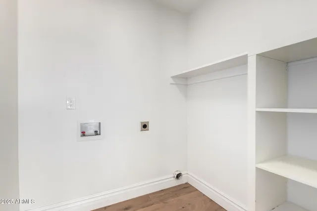 a view of a room with closet