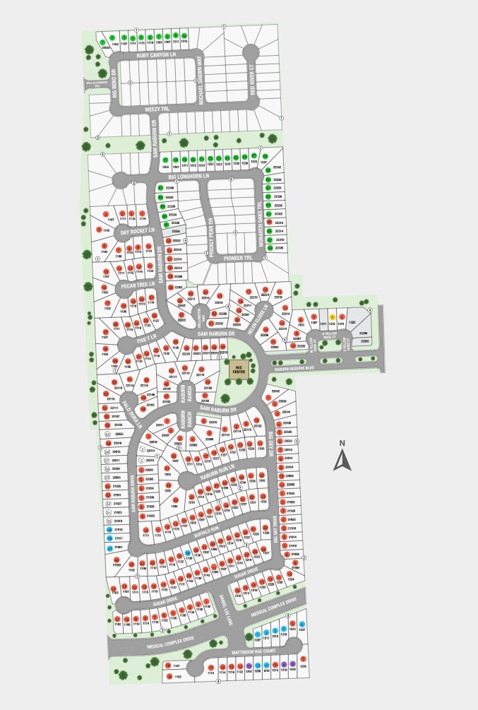 21907 Sam Raburn Drive Tomball, TX 77375 - Photo 27 of 33 Raburn Reserve Sitemap