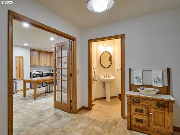 a living room with furniture and flat screen tv