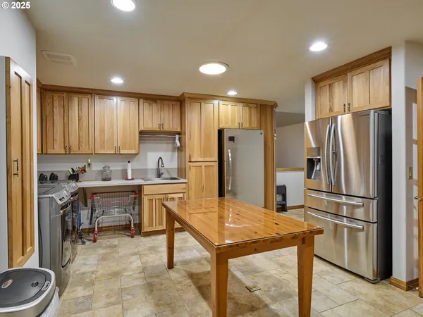 a room with gym equipment and large window