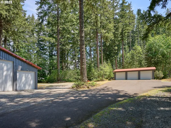 a wooden house with a outdoor space