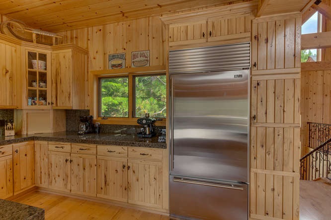 16073 Matt's Mountain Place Truckee, CA 96161 - Photo 6 of 14 a kitchen with stainless steel appliances granite countertop a refrigerator and a sink