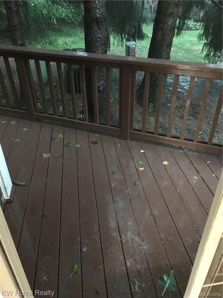 1352 Crescent Lane Rochester, MI 48306 - Photo 23 of 58 Deck Overlooking Woods