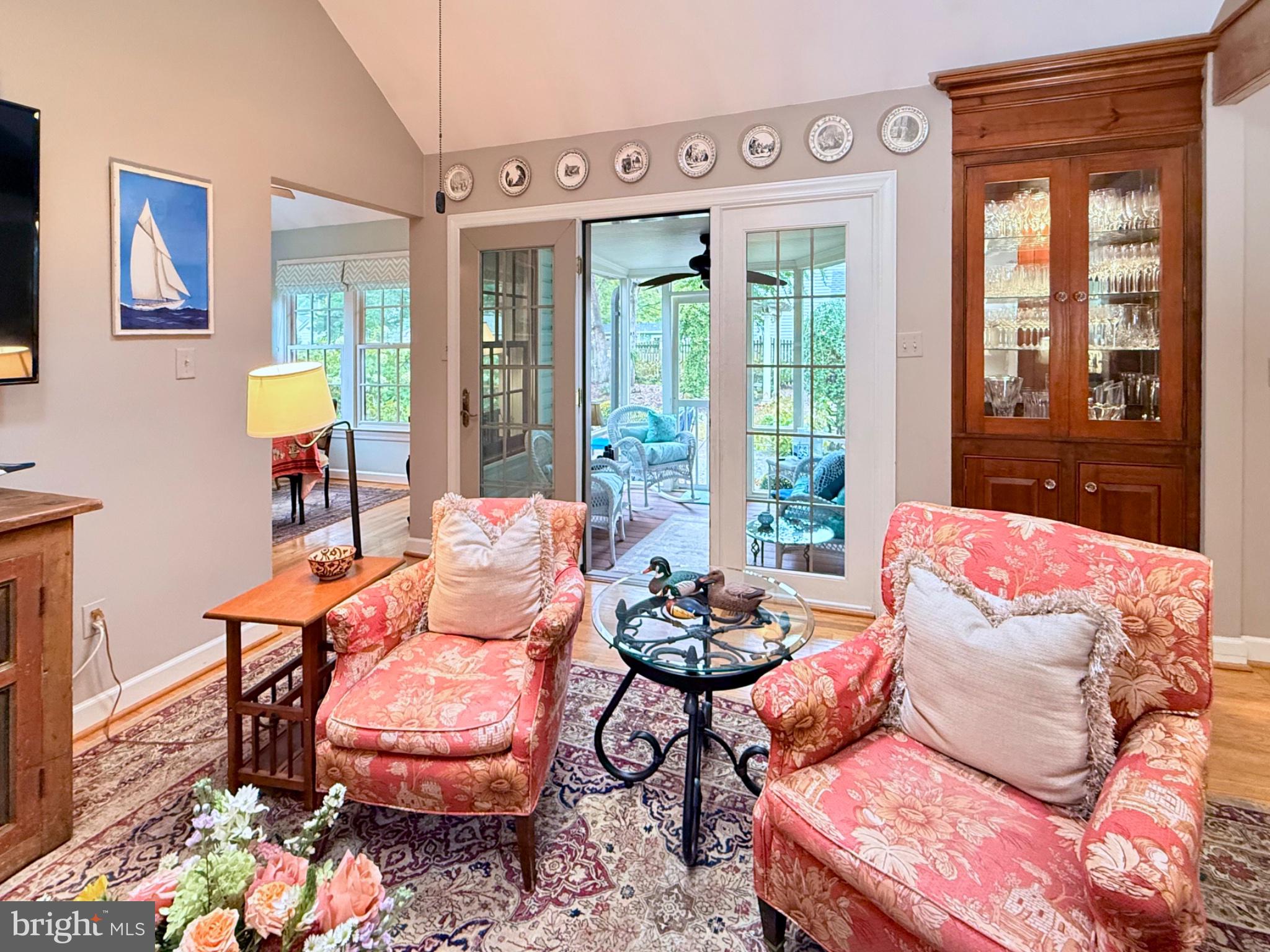 700 South Talbot Street St. Michaels, MD 21663 - Photo 25 of 83 Doors open to screened porch