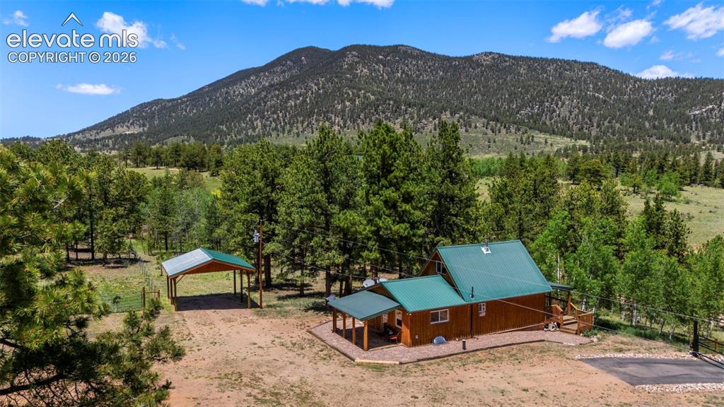 546 Pulver Road Lake George, CO 80827 - Photo 1 of 45 an aerial view of a house