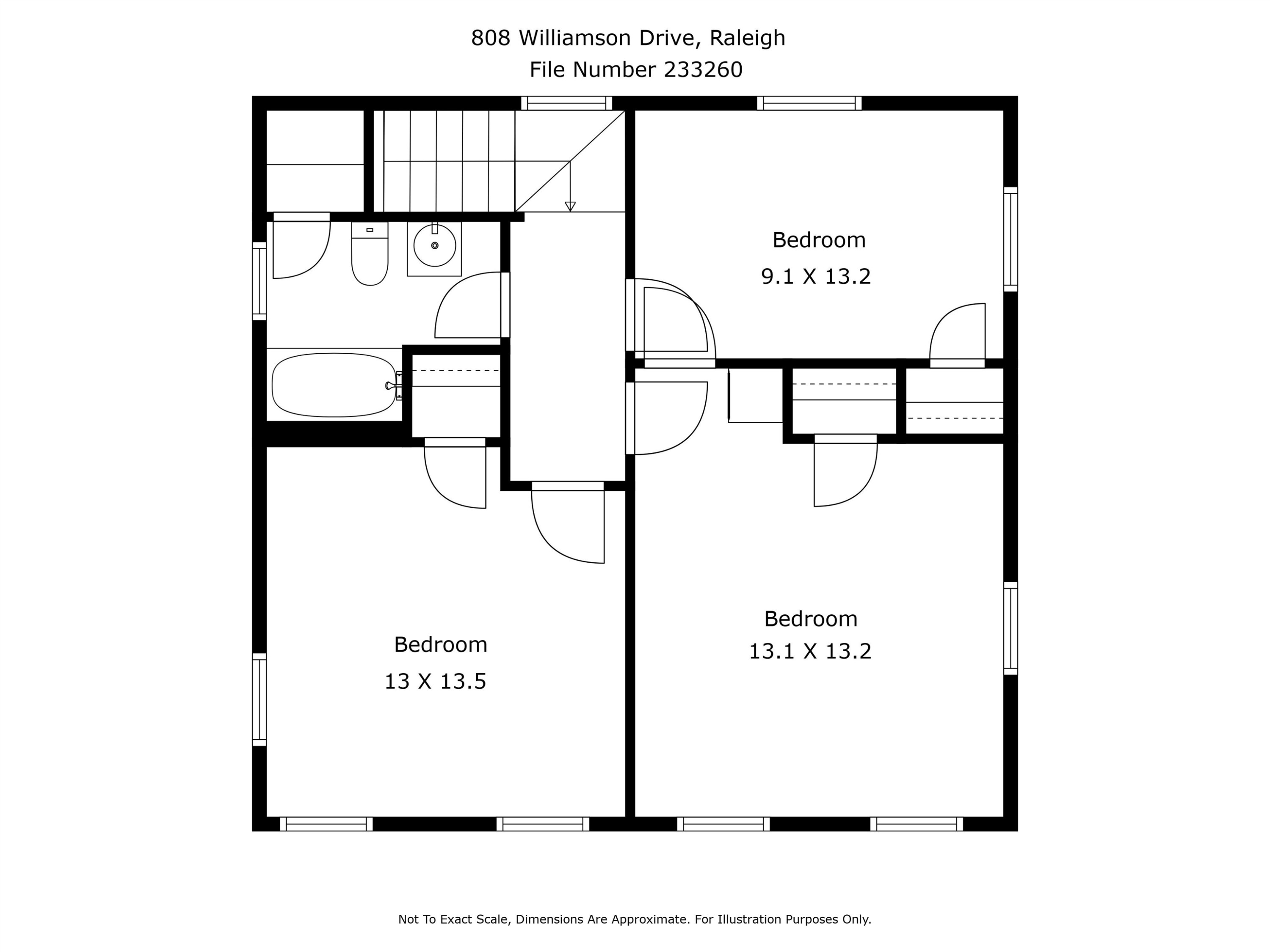 808 Williamson Drive Raleigh, NC 27608 - Photo 31 of 32 a picture of a room with a white wall and a painting