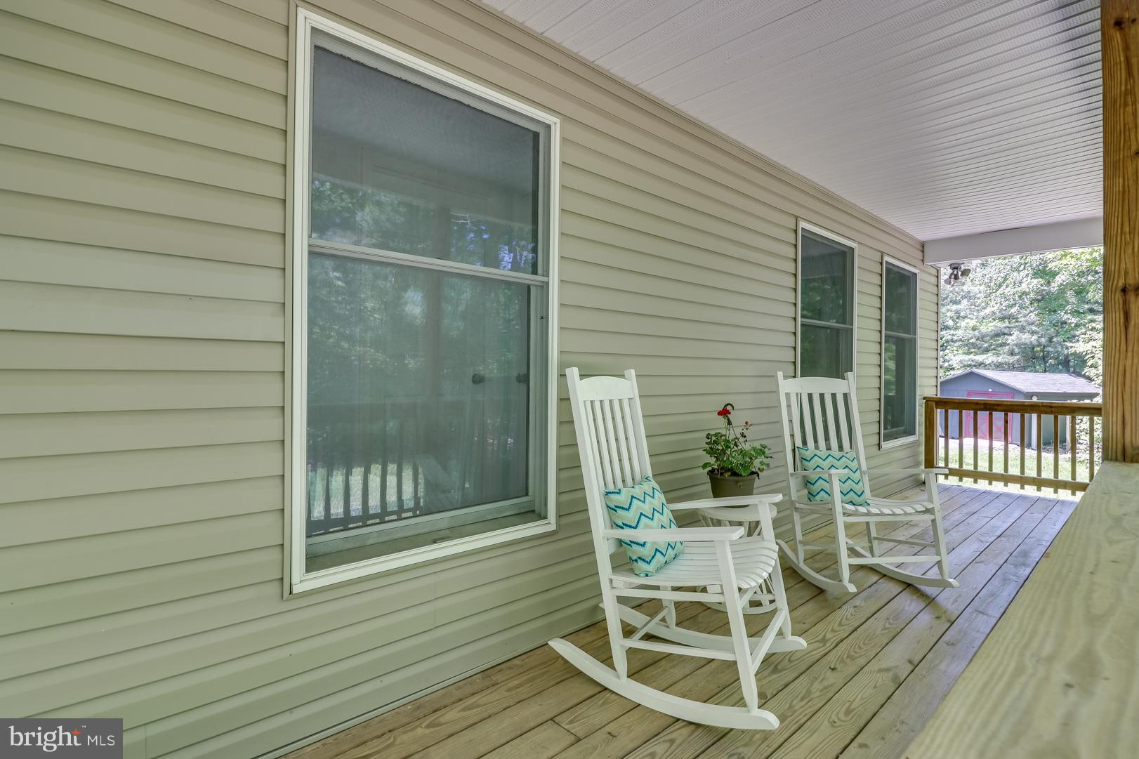 Cozy front porch