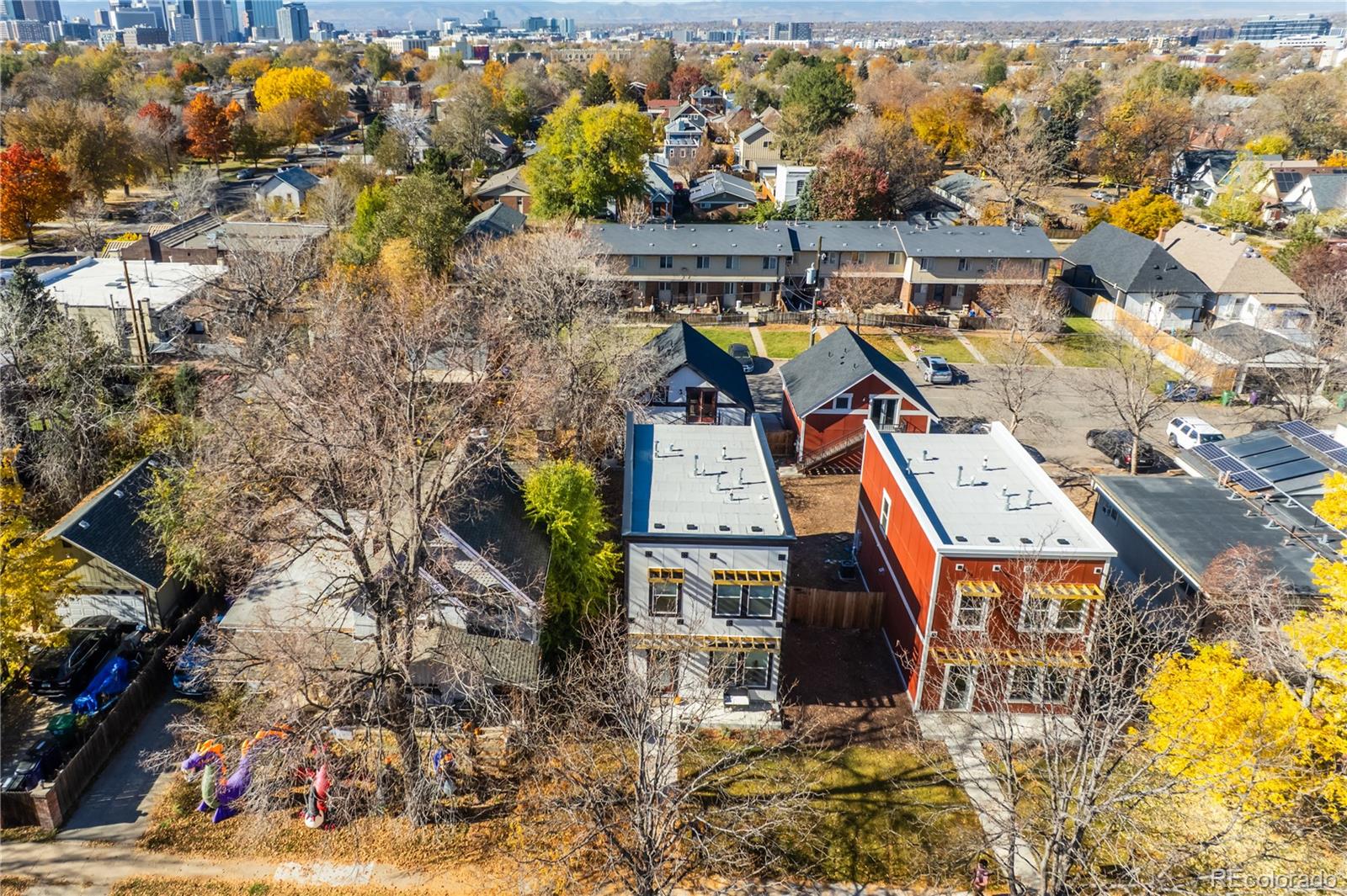 2931 North Williams Street Denver, CO 80205 - Photo 12 of 12 an aerial view of residential houses with outdoor space