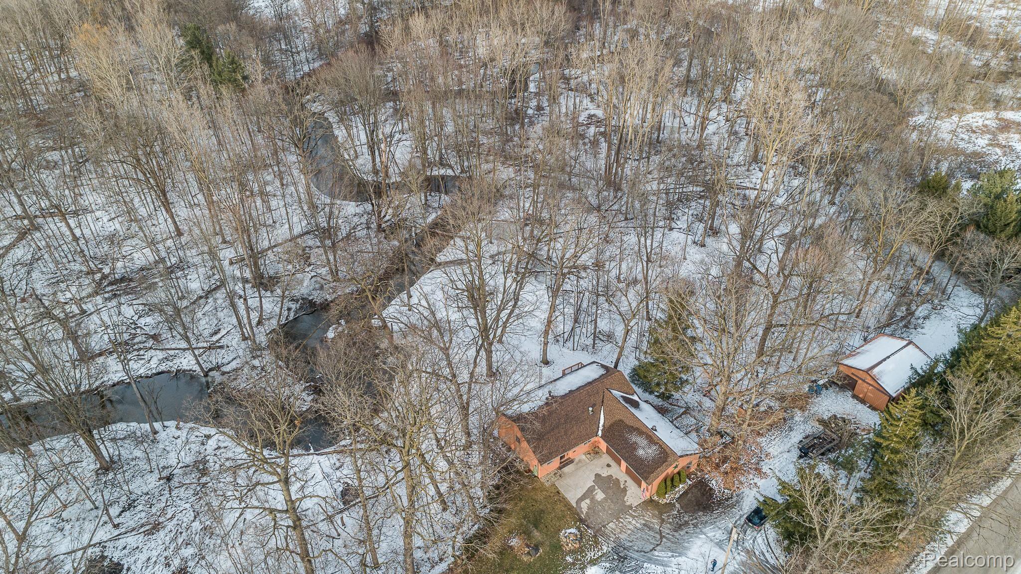 2106 West Cook Road Grand Blanc, MI 48439 - Photo 11 of 65 Above Drone Shot - No Neighbors.jpg