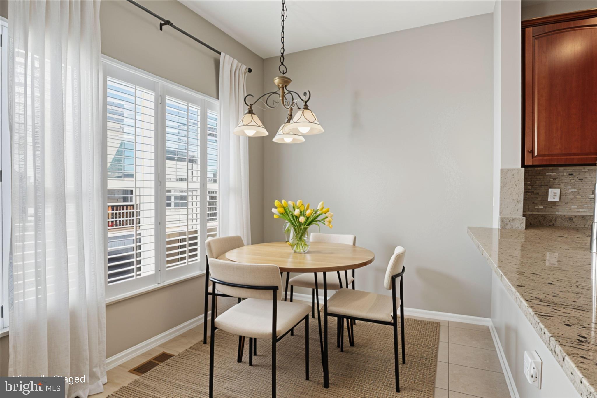 10227 Rutland Round Road, Unit 34 Columbia, MD 21044 - Photo 18 of 48 Breakfast Area Virtual Staging