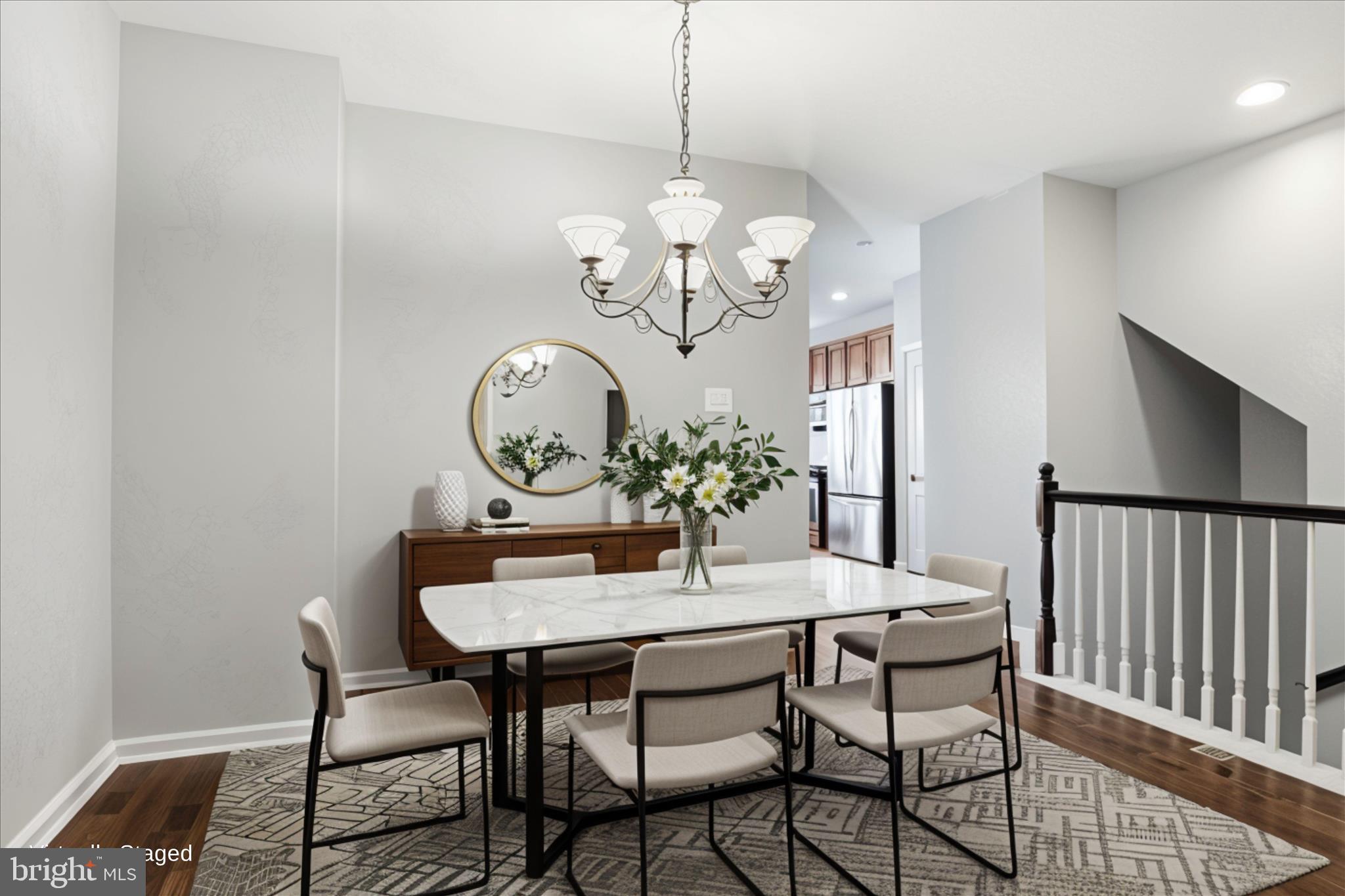 10227 Rutland Round Road, Unit 34 Columbia, MD 21044 - Photo 10 of 48 Dinning Area Virtual Staging