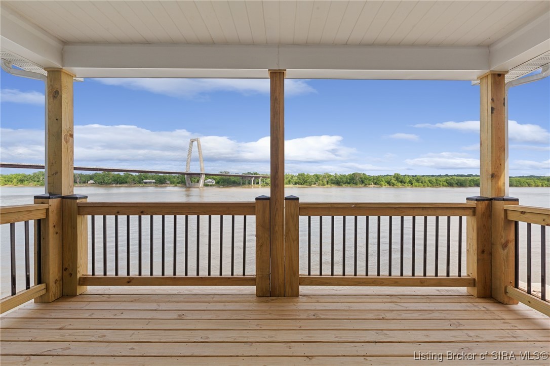 4818 Upper River Road Jeffersonville, IN 47130 - Photo 25 of 75 Covered deck off living room