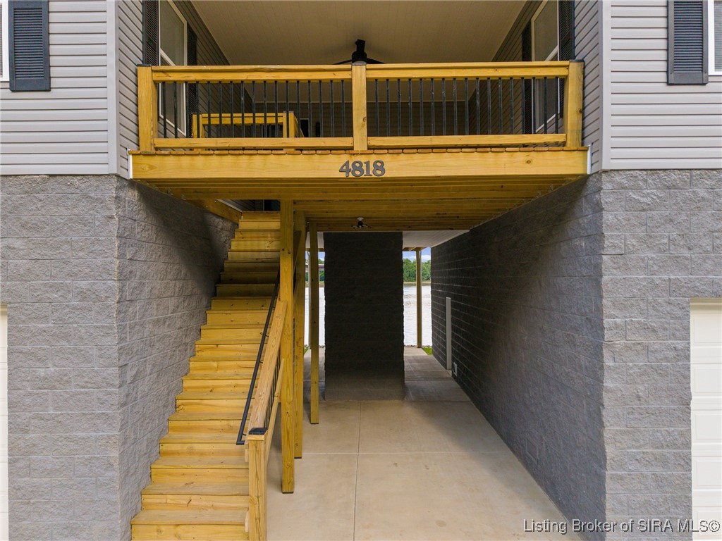 4818 Upper River Road Jeffersonville, IN 47130 - Photo 68 of 75 Steps entrance from street