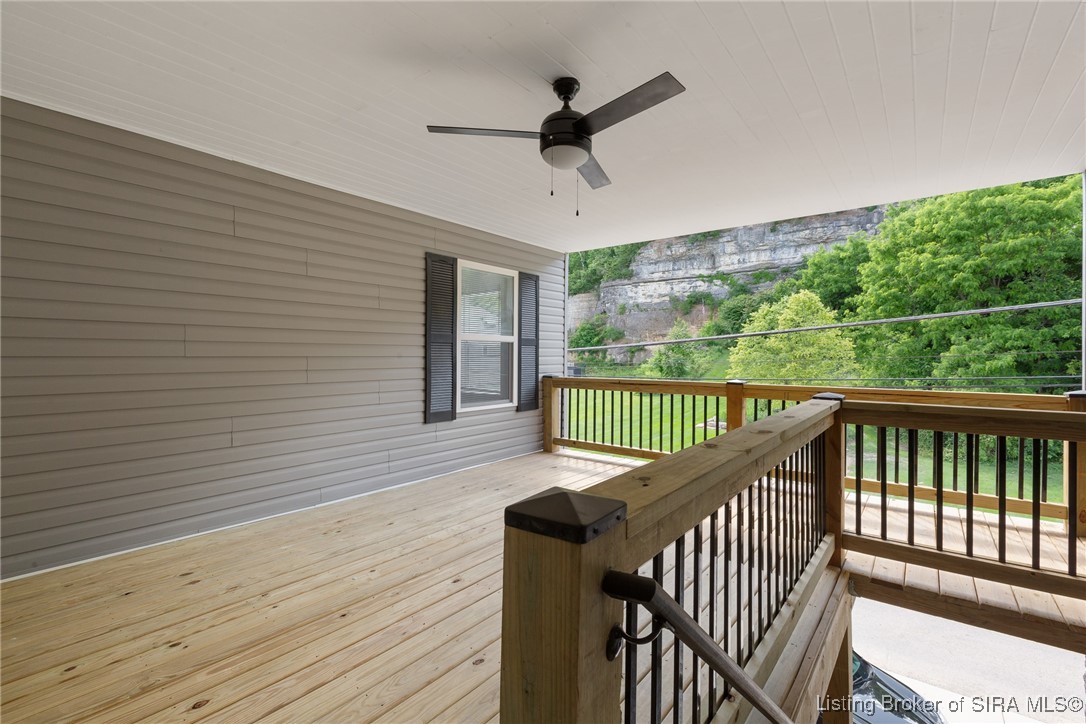 4818 Upper River Road Jeffersonville, IN 47130 - Photo 69 of 75 Covered deck