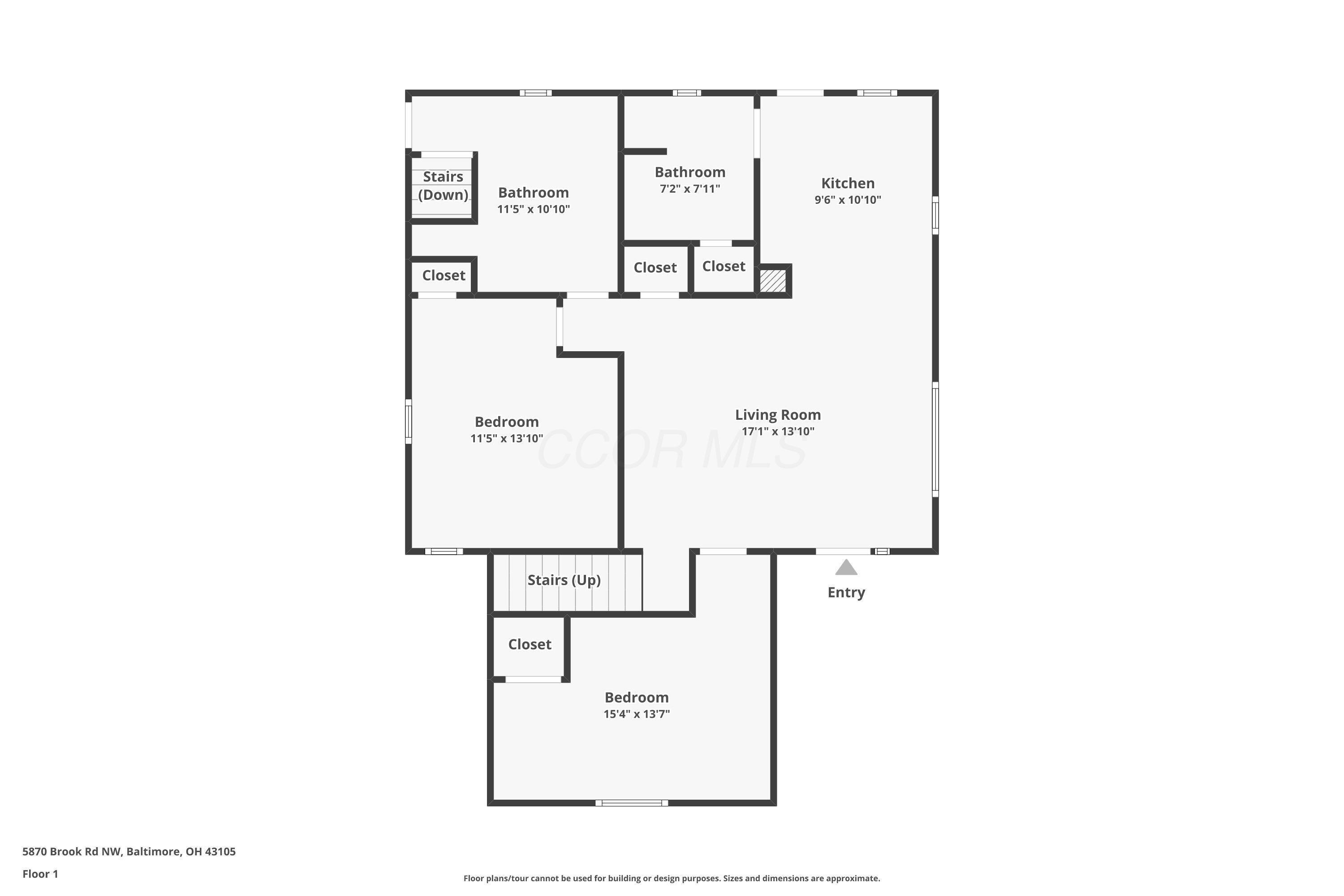 5870 Brook Road Northwest Baltimore, OH 43105 - Photo 68 of 70 Floor Plan, Main Floor - 5870 Brook Road NW, Baltimore, OH 43105