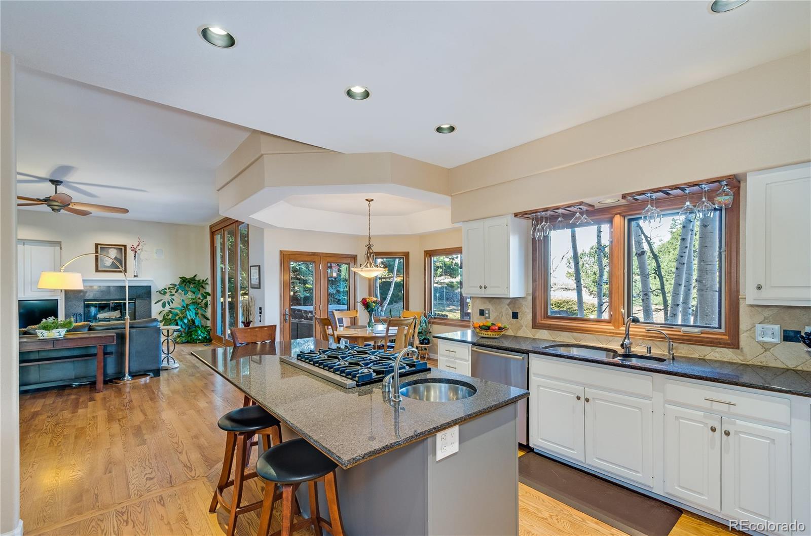 83 North Ranch Road Littleton, CO 80127 - Photo 11 of 35 a kitchen with sink refrigerator and large window