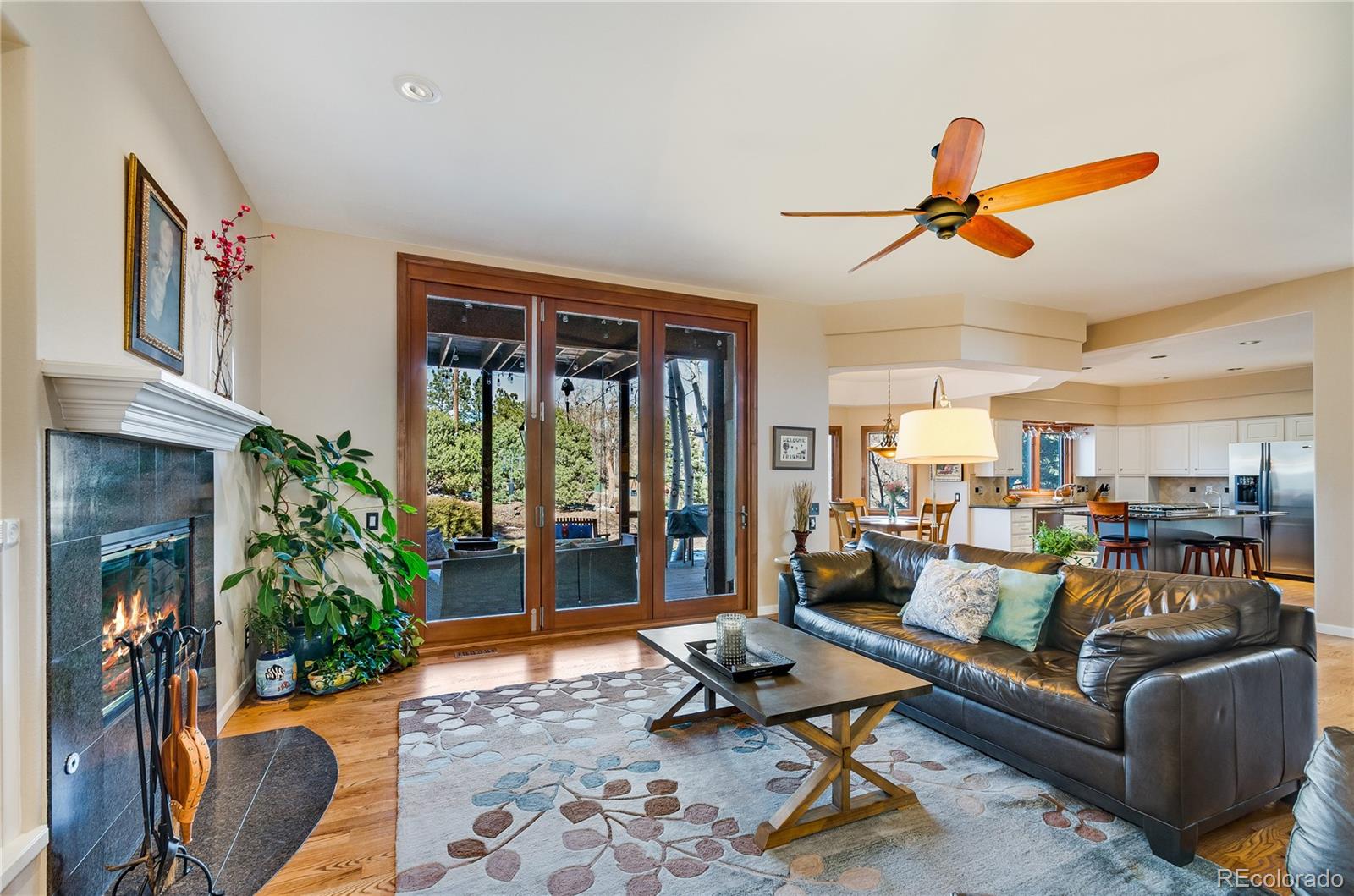 83 North Ranch Road Littleton, CO 80127 - Photo 16 of 35 a living room with furniture and a potted plant