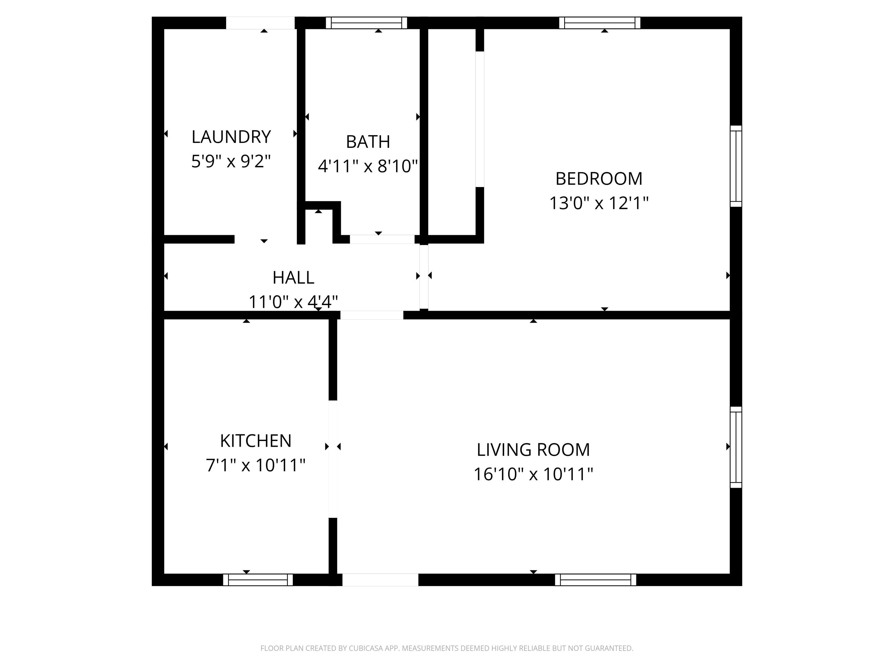 700 Harlem Tenants Circle Clewiston, FL 33440 - Photo 10 of 10 1 bedroom layout