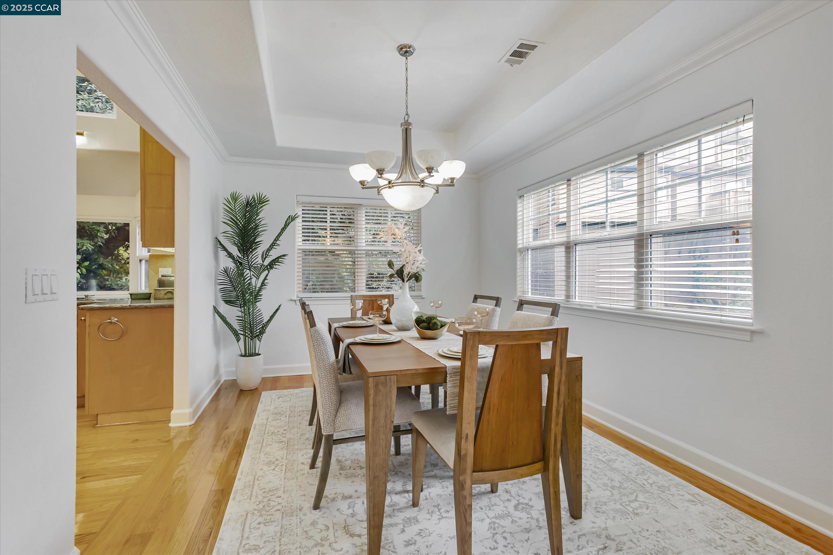 1215 Alvarado Road Berkeley, CA 94705 - Photo 18 of 52 a view of a dining room with furniture and window