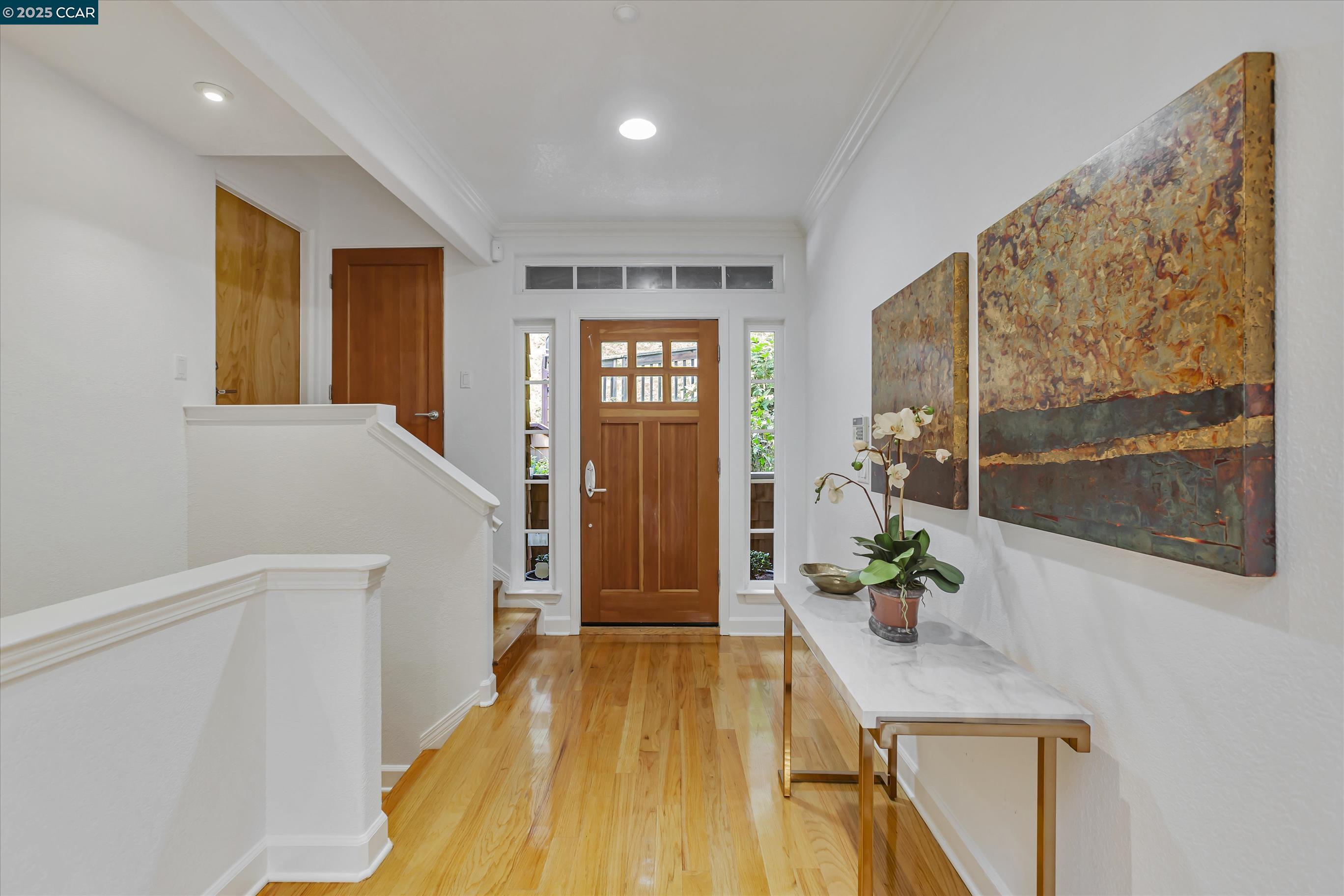 1215 Alvarado Road Berkeley, CA 94705 - Photo 42 of 52 a view of an entryway with wooden floor