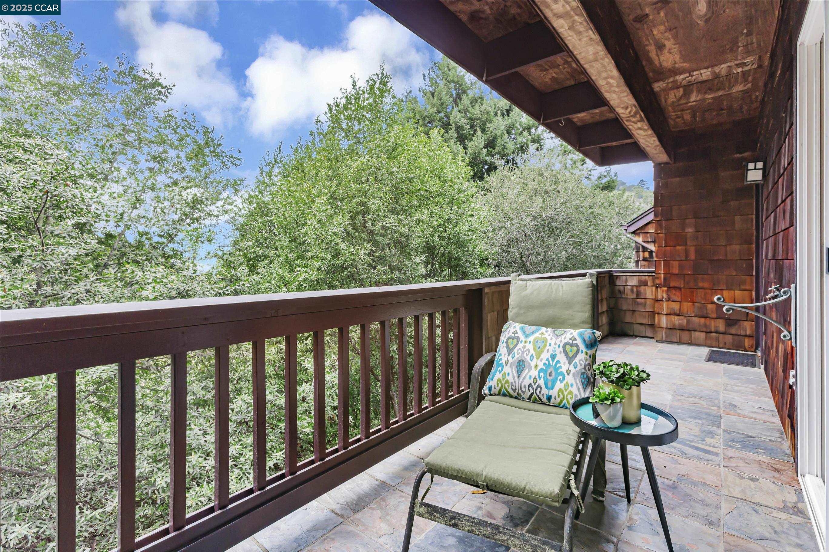 1215 Alvarado Road Berkeley, CA 94705 - Photo 47 of 52 a balcony with wooden floor