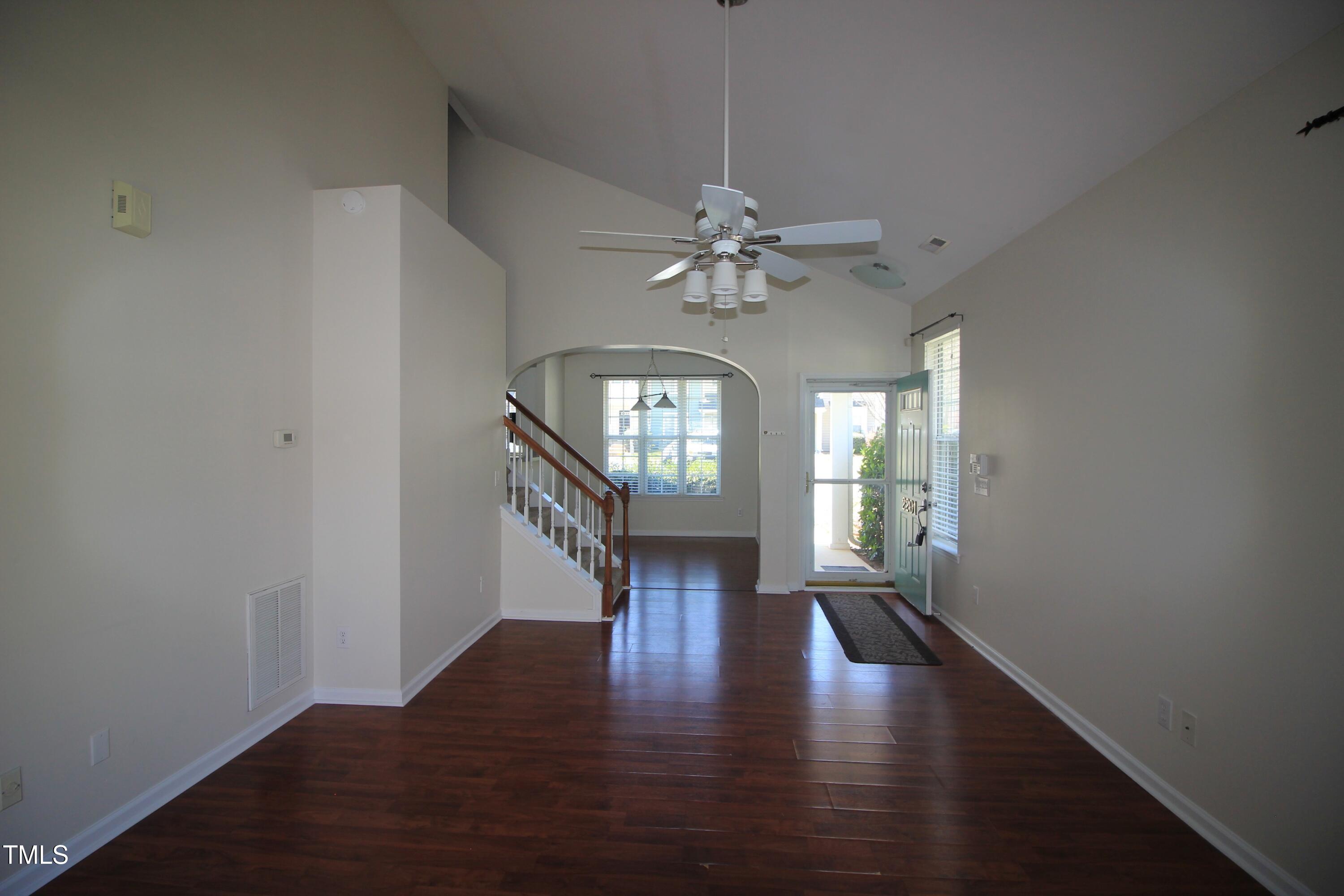 2201 Valley Haven Drive Raleigh, NC 27603 - Photo 5 of 16 a view of entryway with wooden floor
